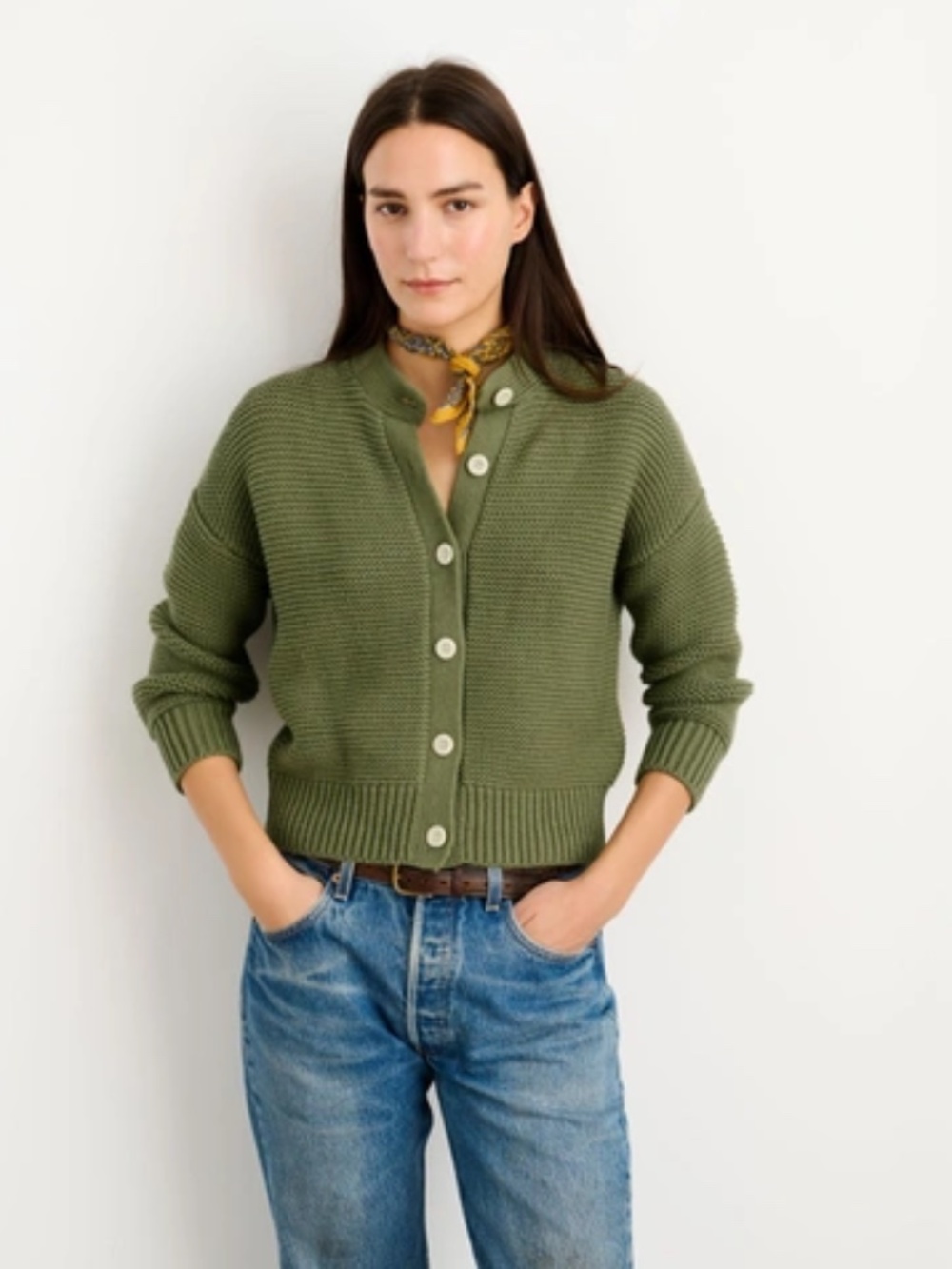 Alex Mill Nico Cardigan - Green XL